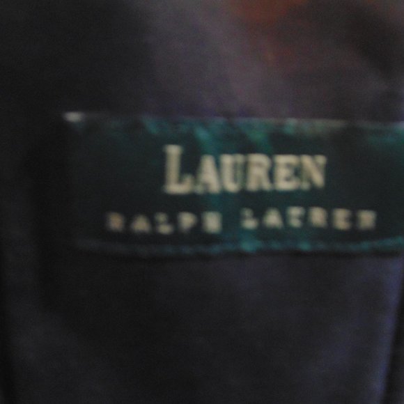 Lauren Ralph Lauren button up overcoat Black Large - Picture 7 of 10